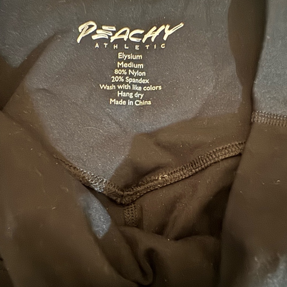 Active High-Waist Leggings - Black, Taupe, Purple - Picture 5 of 5